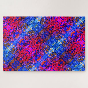 Puzzle Pintura abstracta de pesadilla al revés