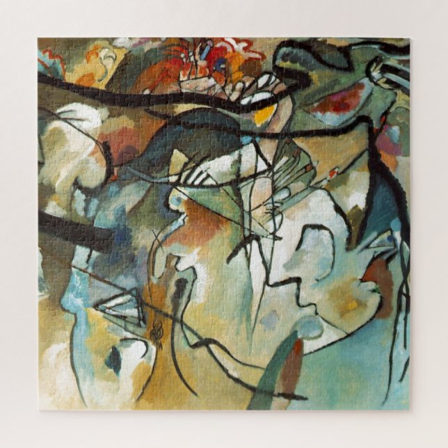 Puzzle Pintura abstracta Kandinsky Composition V (Vertical)