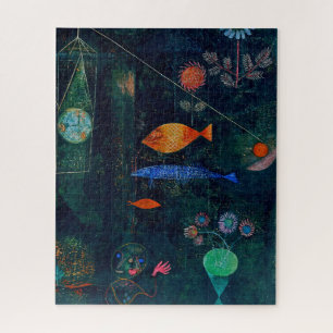Puzzle Pintura abstracta magia de peces de Paul Klee Arte