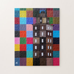 Puzzle Pintura abstracta Torre de Hércules por Alfred Fox