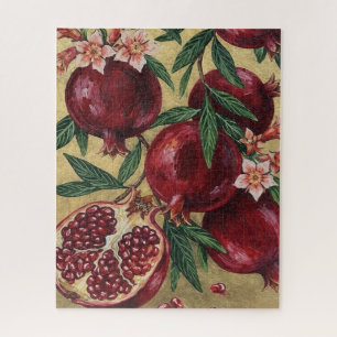 Puzzle Pintura al óleo botánica de granada Arte de pared