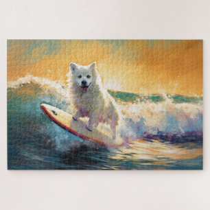 Puzzle Pintura americana de surf en Eskimo Beach