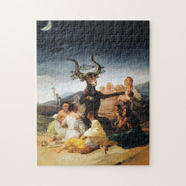 Puzzle Pintura artística del Coven Francisco José de Goya (Vertical)
