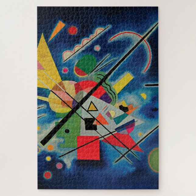 Puzzle Pintura azul de Wassily Kandinsky (Vertical)
