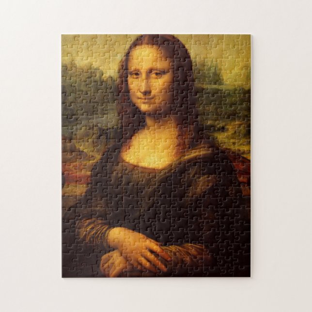 Puzzle Pintura Bella Artes Leonardo Da Vinci Mona Lisa (Vertical)