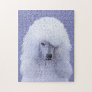 Puzzle Pintura blanca de canapé estándar - Arte de perro 