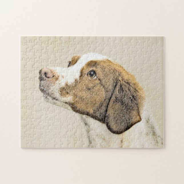 Puzzle Pintura británica - Arte de perro original muy bon (Horizontal)