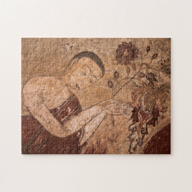 Puzzle Pintura budista antigua (Horizontal)