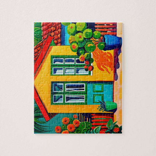 Puzzle Pintura clara y luminosa de la casa (Vertical)