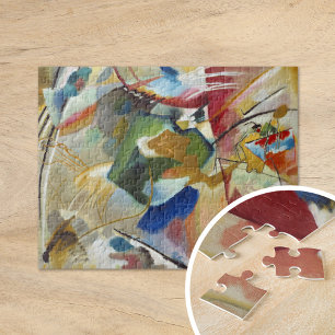 Puzzle Pintura con Green Center   Kandinsky
