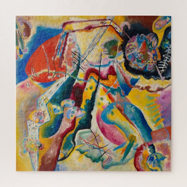 Puzzle Pintura con punto rojo de Wassily Kandinsky (Vertical)