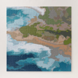 Puzzle Pintura costera de California