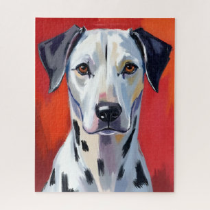 Puzzle Pintura dálmata Perro Mascota Acuarela