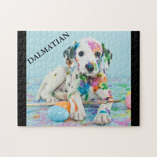 PUZZLE PINTURA DALMATIANA DE PINTURA DE PINTURA. JIGSAW P (Horizontal)