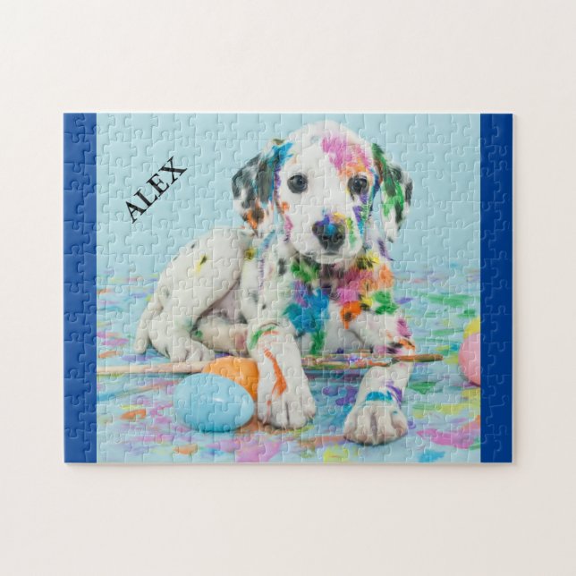 PUZZLE PINTURA DALMATIANA DE PINTURA DE PINTURA. JIGSAW P (Horizontal)