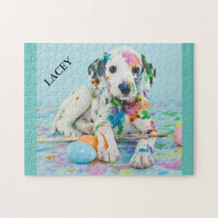 PUZZLE PINTURA DALMATIANA DE PINTURA DE PINTURA. JIGSAW P
