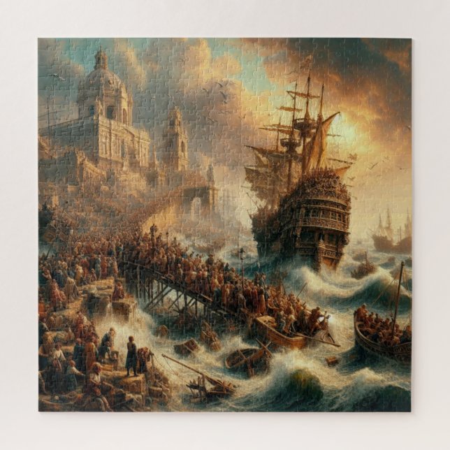 Puzzle Pintura de aceite del Renacimiento (Vertical)