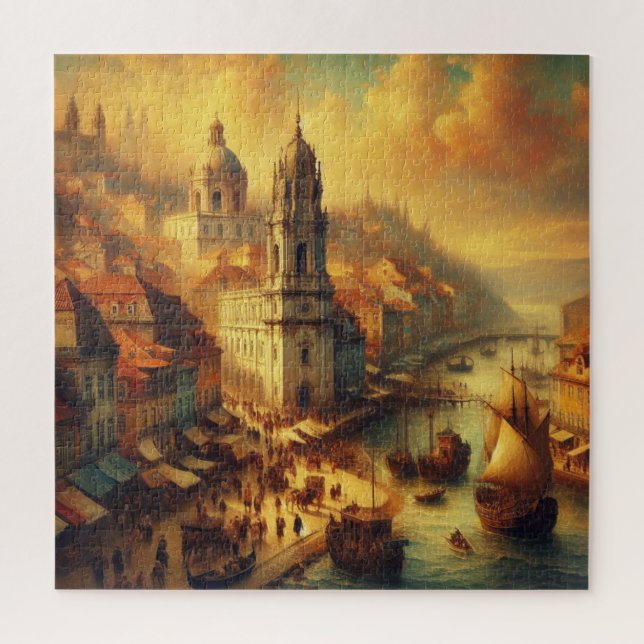 Puzzle Pintura de aceite del Renacimiento (Vertical)