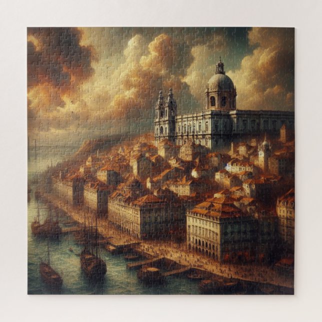 Puzzle Pintura de aceite del Renacimiento (Vertical)