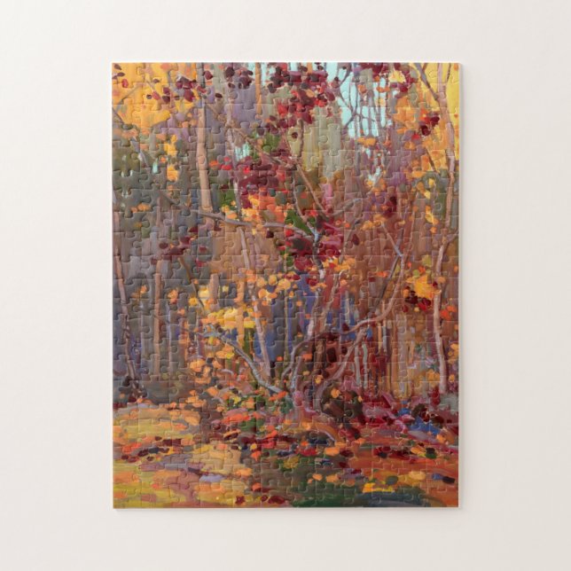 Puzzle Pintura de arce canadiense por Tom Thomson (Vertical)