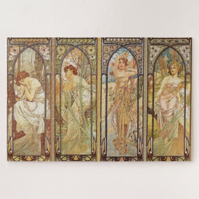 Puzzle Pintura de Art Nouveau Art Nouveau de la época de  (Horizontal)