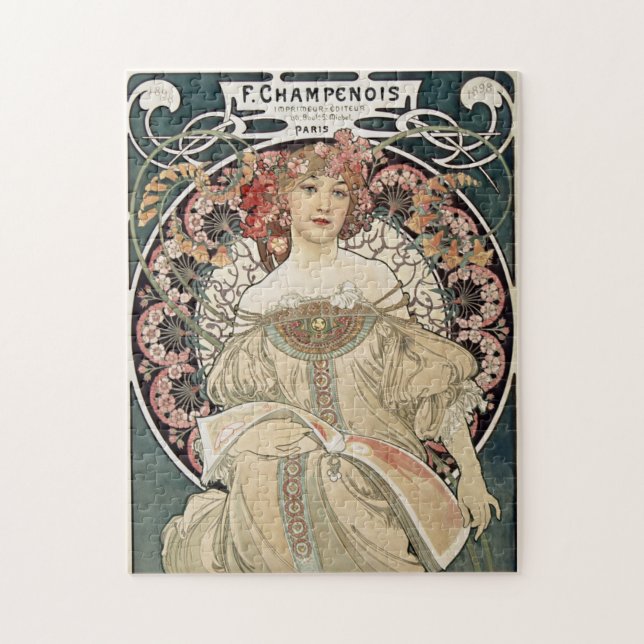 Puzzle Pintura de Art Nouveau Art Nouveau de la época de  (Vertical)