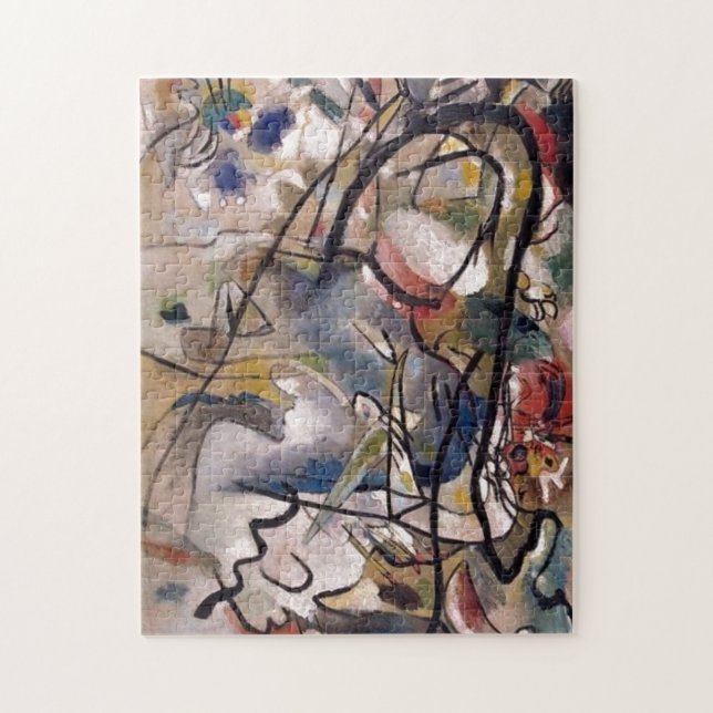 Puzzle Pintura de arte abstracta de Kandinsky Claasical (Vertical)