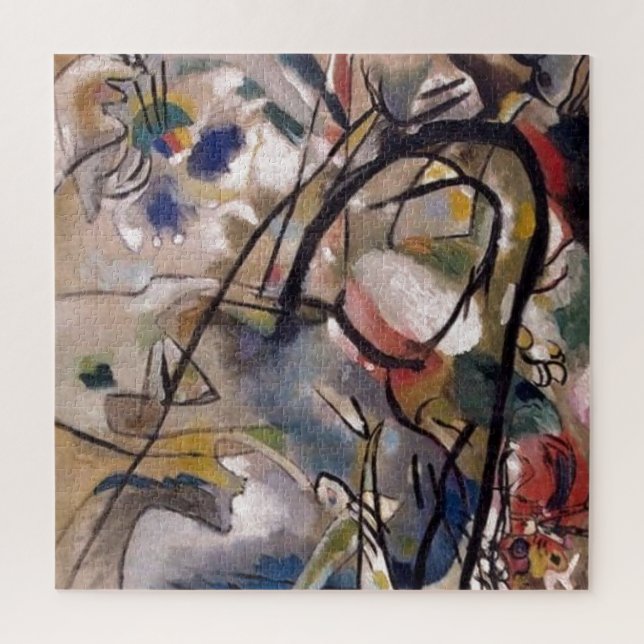 Puzzle Pintura de arte abstracto de Kandinsky (Vertical)