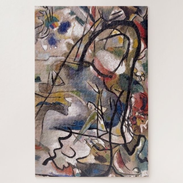Puzzle Pintura de arte abstracto de Kandinsky (Vertical)