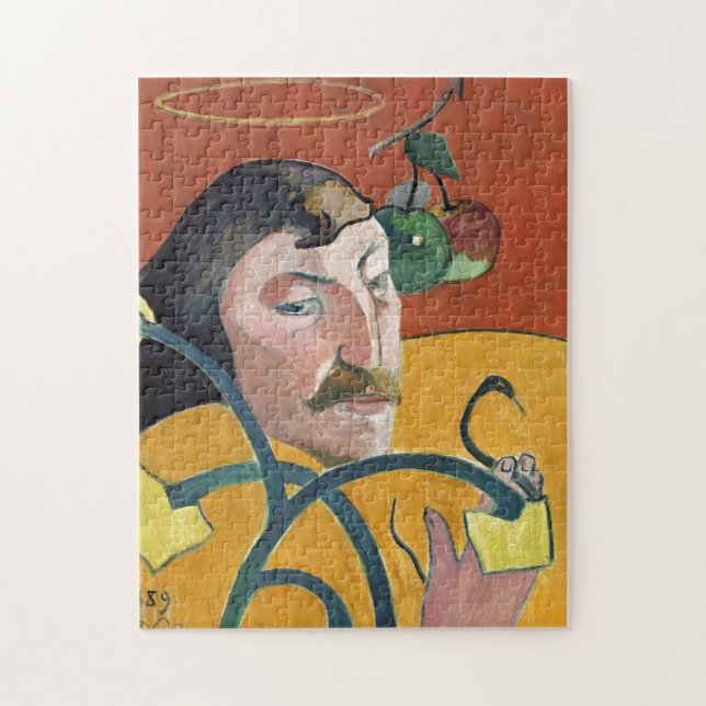 Puzzle Pintura de arte de Paul Gauguin autorretrato (Vertical)