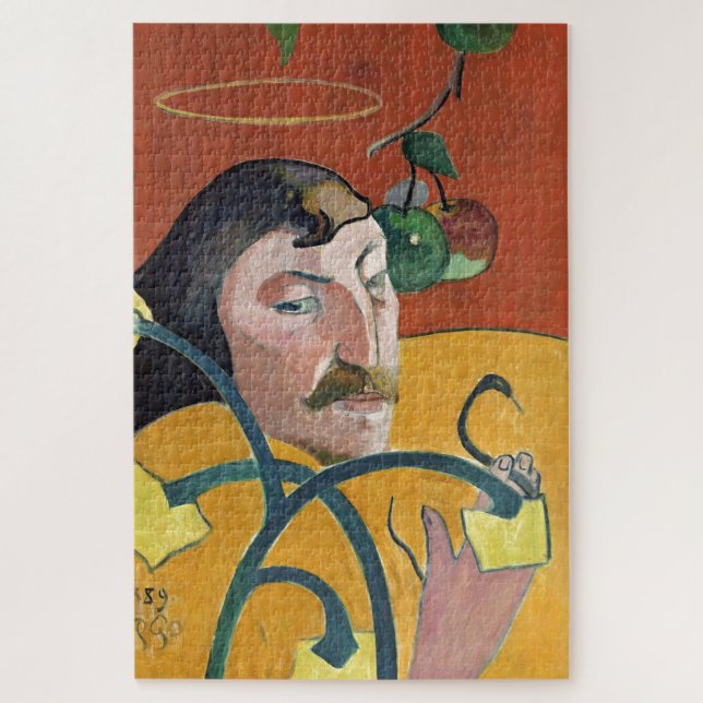 Puzzle Pintura de arte de Paul Gauguin autorretrato (Vertical)