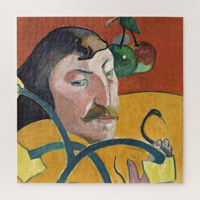 Puzzle Pintura de arte de Paul Gauguin autorretrato (Vertical)