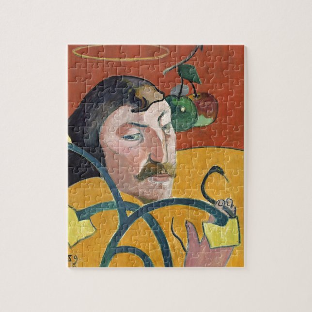 Puzzle Pintura de arte de Paul Gauguin autorretrato (Vertical)