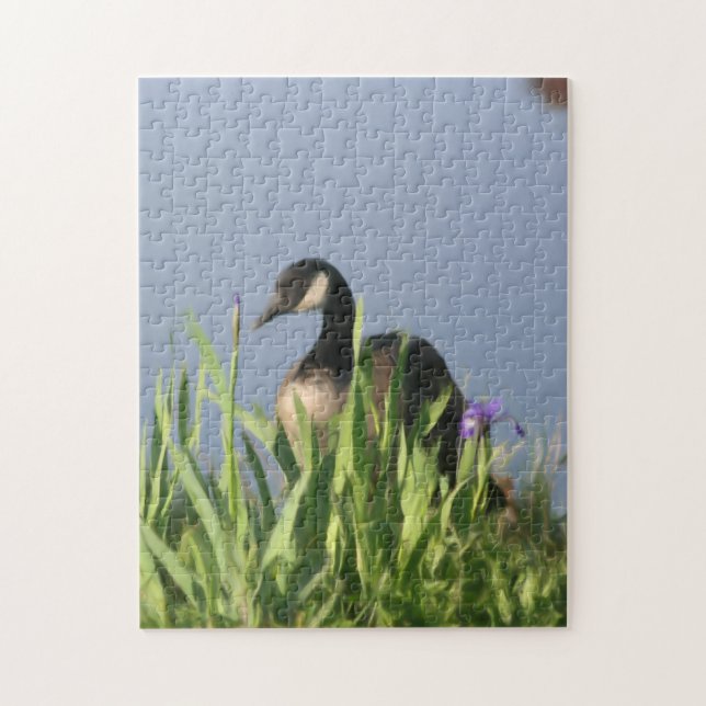 Puzzle Pintura de arte natural de los irlandeses gansos d (Vertical)
