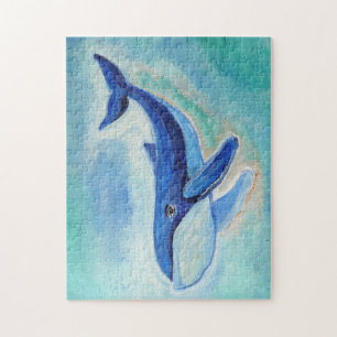 Puzzle Pintura de ballena