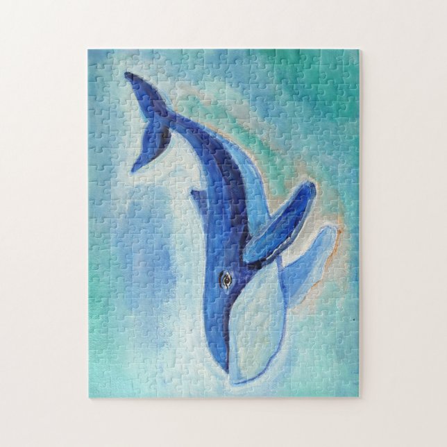 Puzzle Pintura de ballena  (Vertical)