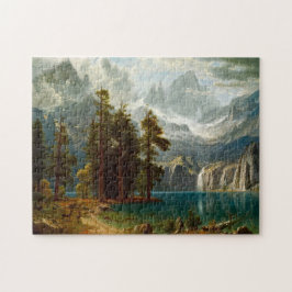 Puzzle Pintura de Bierstadt Sierra Nevada
