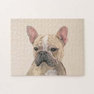 Puzzle Pintura de Bulldog Francés (Sable) - Original ador