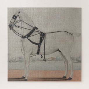 Puzzle Pintura de caballo portador de época (1845)
