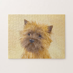 Puzzle Pintura de Cairn Terrier - Arte Perro Original.