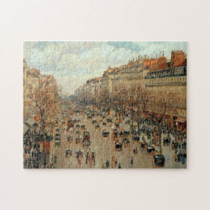 Puzzle Pintura de Camille Pissarro Boulevard Montmartre
