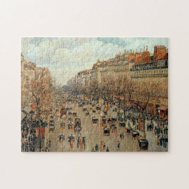 Puzzle Pintura de Camille Pissarro Boulevard Montmartre (Horizontal)