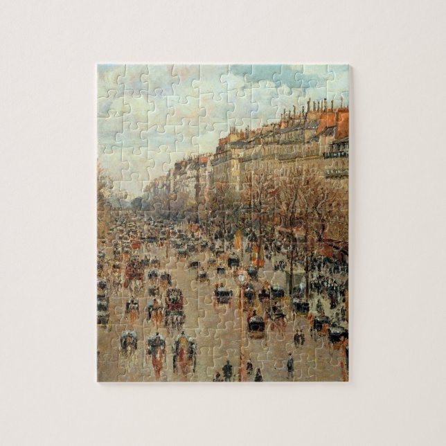 Puzzle Pintura de Camille Pissarro Boulevard Montmartre (Vertical)