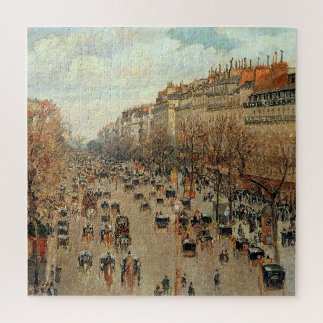 Puzzle Pintura de Camille Pissarro Boulevard Montmartre (Vertical)
