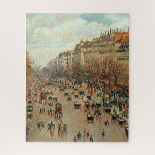 Puzzle Pintura de Camille Pissarro Boulevard Montmartre