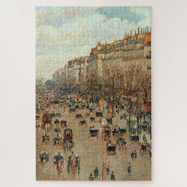 Puzzle Pintura de Camille Pissarro Boulevard Montmartre (Vertical)