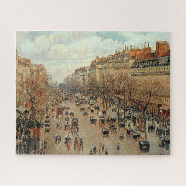 Puzzle Pintura de Camille Pissarro Boulevard Montmartre (Horizontal)