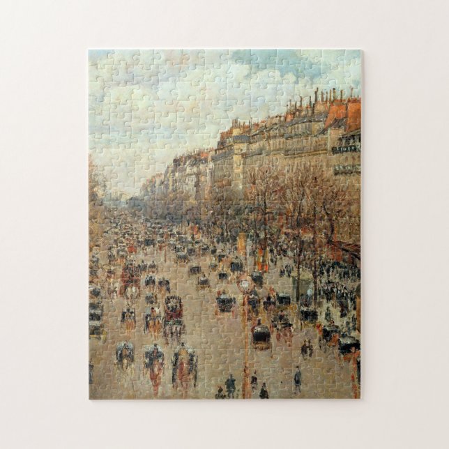 Puzzle Pintura de Camille Pissarro Boulevard Montmartre (Vertical)