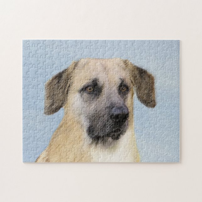 Puzzle Pintura de Chinook (Orejas caídas) - Arte Perro Or (Horizontal)