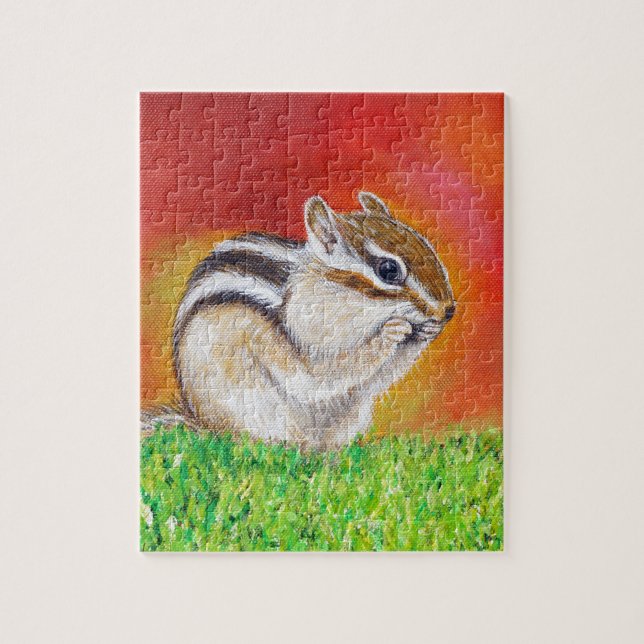 Puzzle Pintura de Chipmunk (Vertical)